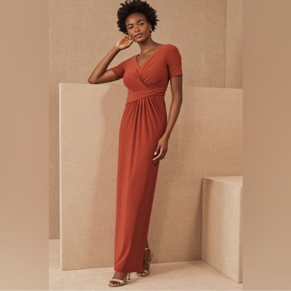 BHLDN Dresses & Skirts - NWT BHLDN Chelle Maxi Dress - Burnt Orange Sz 4